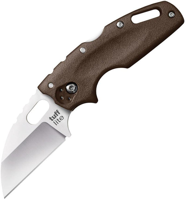 Cold Steel Tuff Lite Plain Dark Earth Satin Wharncliffe AUS-8A - Knives.mx