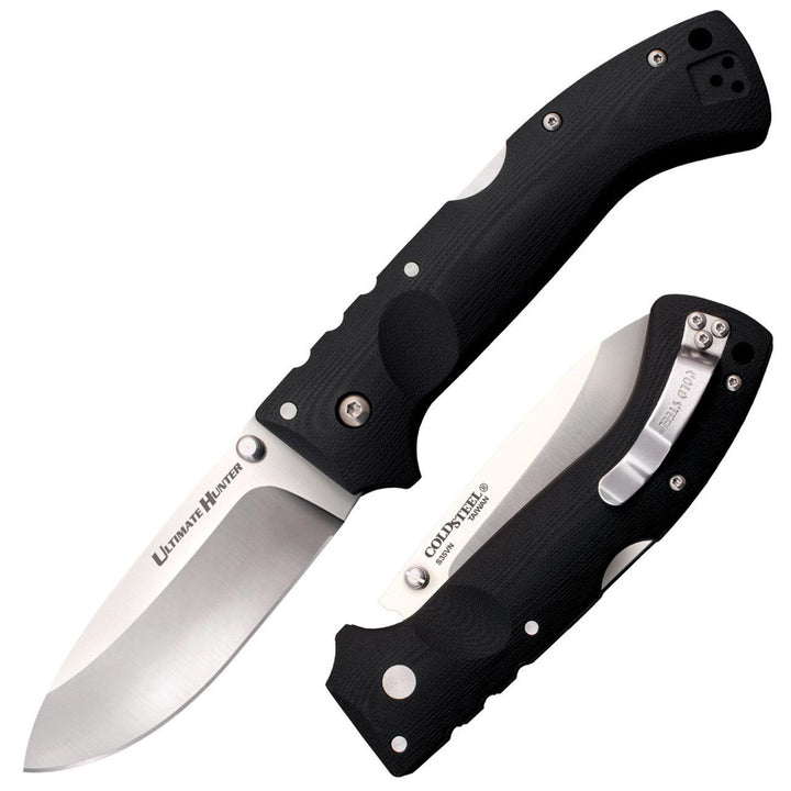 Cold Steel Ultimate Hunter Lockback 3D Machined Black G10 Satin CPM S35VN - Knives.mx