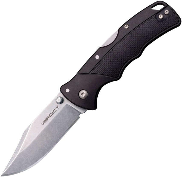 Cold Steel Verdict Lockback Black GFN Stonewash Clip Point 4116 Stainless Blade - Knives.mx