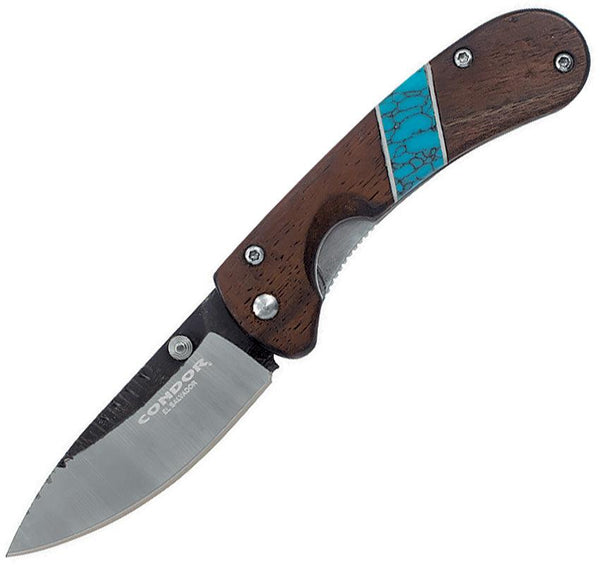 Condor Blue River Hunter Linerlock Walnut 440C - Knives.mx