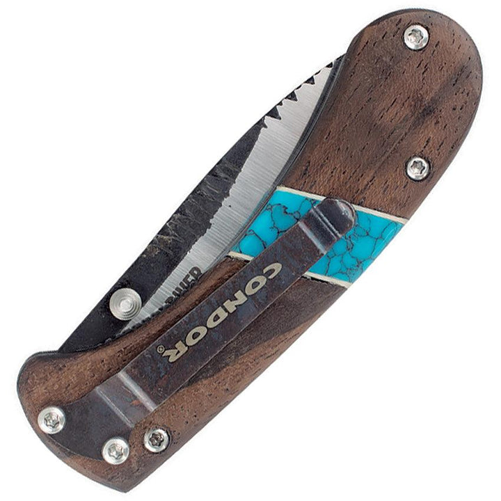 Condor Blue River Hunter Linerlock Walnut 440C - Knives.mx