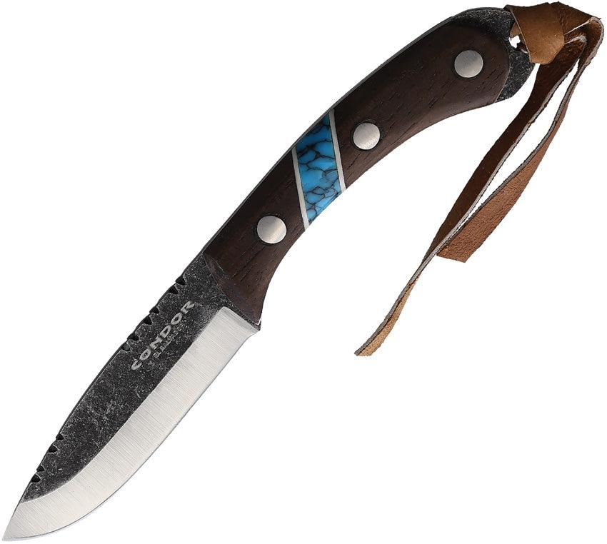 Condor Blue River Neck Knife Walnut 1095HC - Knives.mx