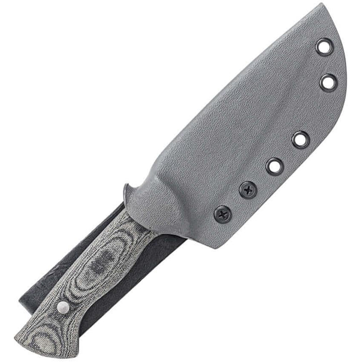 Condor Bush Slicer Sidekick Black Canvas Micarta 1095HC - Knives.mx