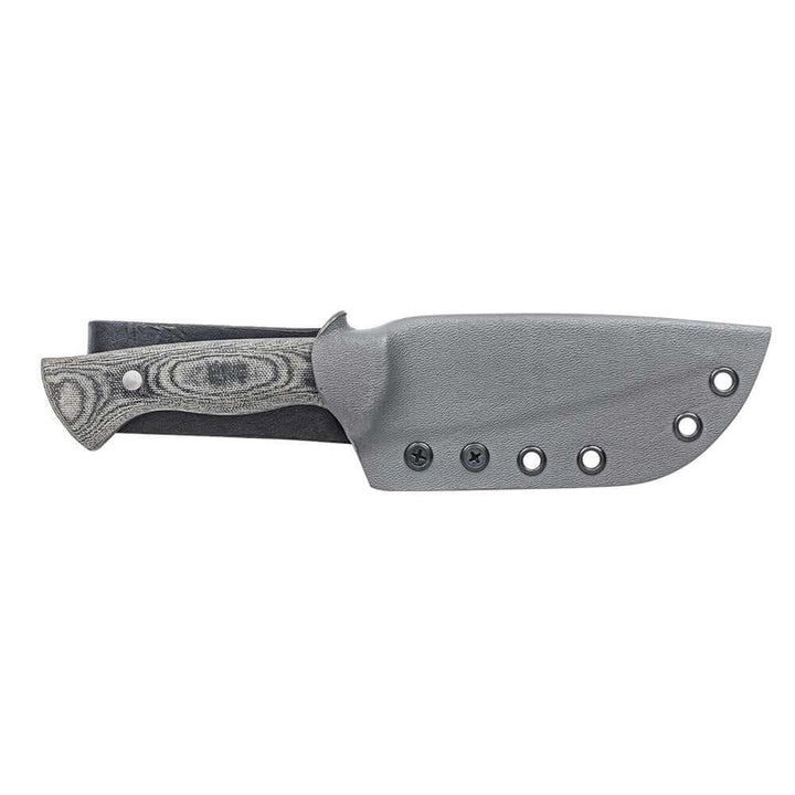 Condor Bush Slicer Sidekick Black Canvas Micarta 1095HC - Knives.mx