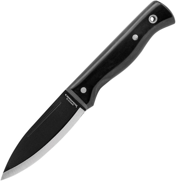 Condor Darklore Fixed Blade Black Paper Micarta Cerakote 1095HC - Knives.mx