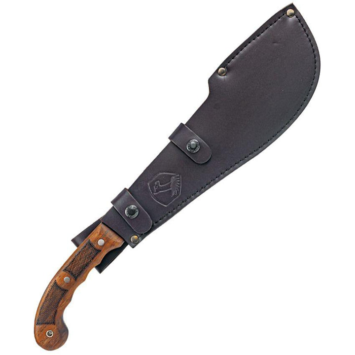 Condor Departure Bolo Machete Walnut Black Traction Coated 1075HC - Knives.mx