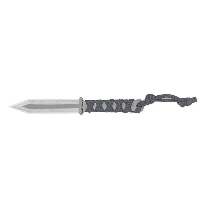 Condor Gladius Neck Knife Black Cord Wrapped 1075HC - Knives.mx