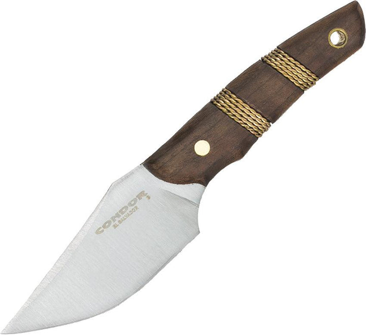 Condor Headstrong Knife Walnut Wood Satin 1095HC - Knives.mx