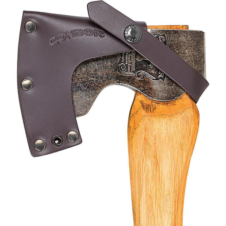 Condor Heritage Axe 1 Burnt American Hickory Natural 1060HC - Knives.mx