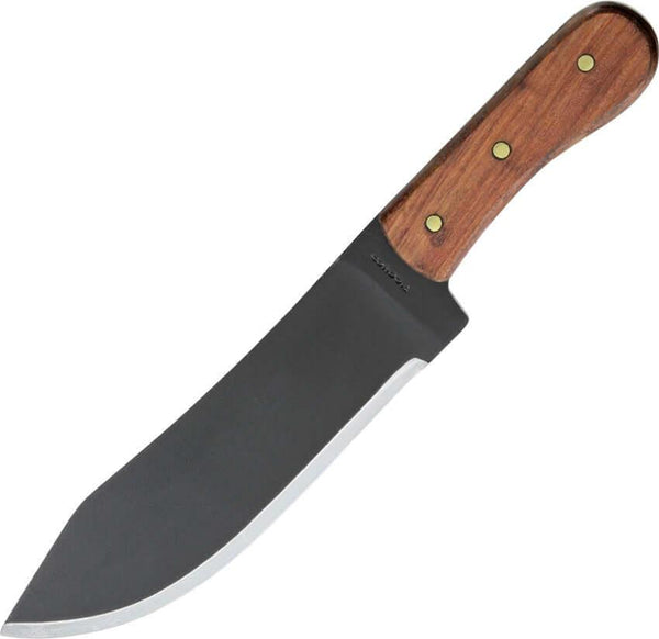 Condor Hudson Bay Knife Brown Wood Black EDP Coated 1075HC - Knives.mx