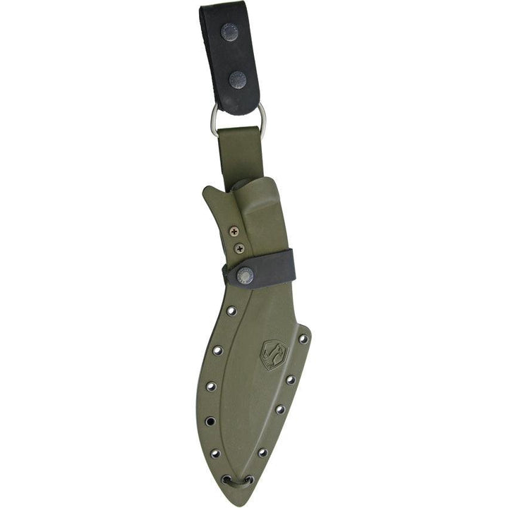 Condor K-Tact Kukri Knife Army Green Canvas Micarta Satin 1075HC - Knives.mx