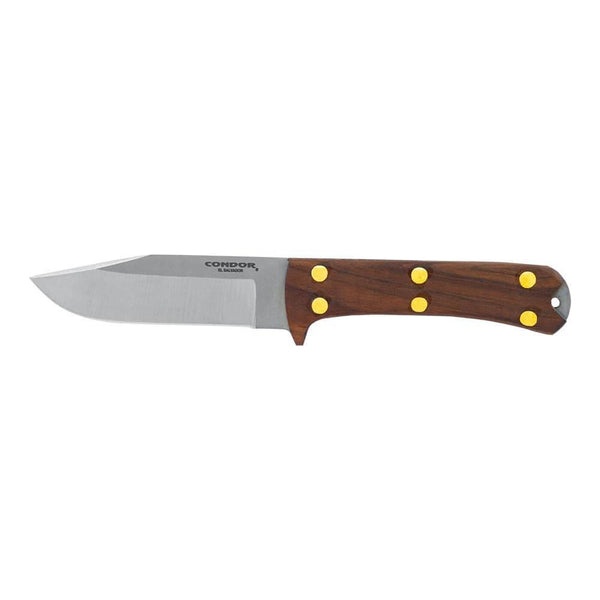 Condor Lifeland Hunter Knife Walnut Satin 440C - Knives.mx