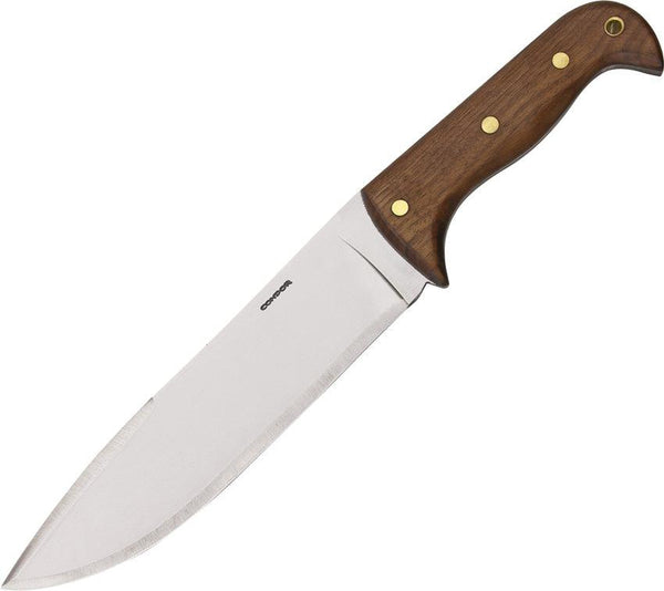 Condor Moonshiner Knife Walnut Wood Polished 1075HC - Knives.mx