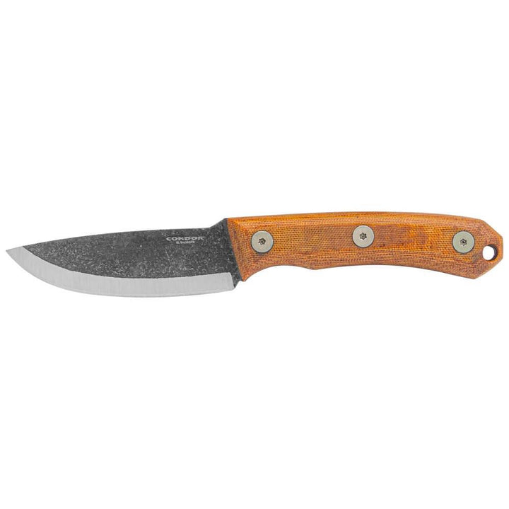 Condor Mountain Pass Carry Knife Natural Canvas Micarta 440C - Knives.mx