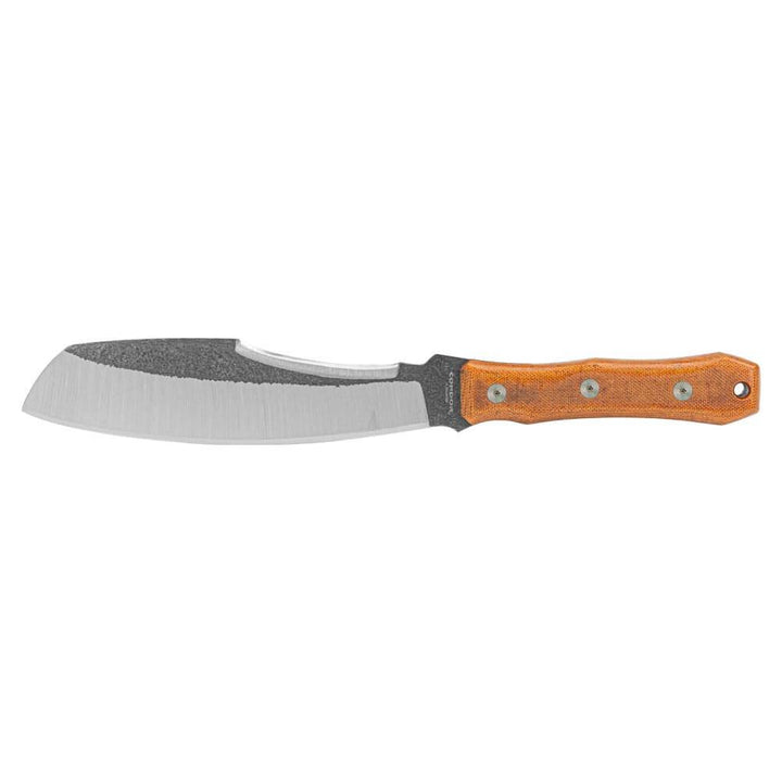 Condor Mountain Pass Surveyor Knife Natural Canvas Micarta 440C - Knives.mx