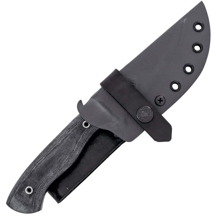 Condor Ripper Knife Black Linen Micarta Satin 1095HC - Knives.mx