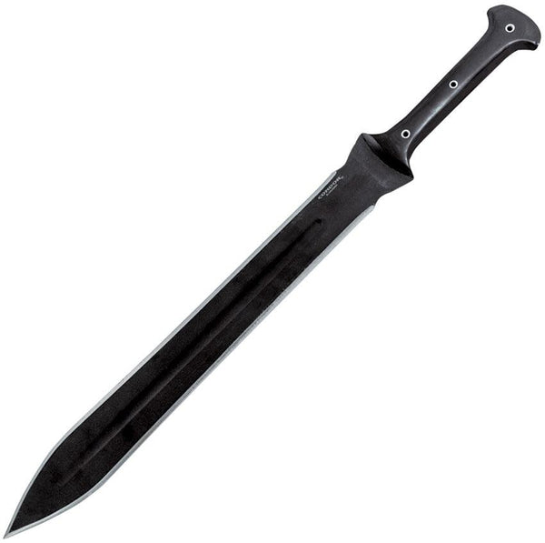 Condor Tactical Gladius Sword black Micarta Powder Coated Double Edge 1075HC - Knives.mx