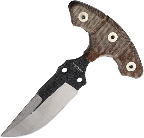 Condor Tactical P.A.S.S. Push Dagger Brown Micarta 440C - Knives.mx