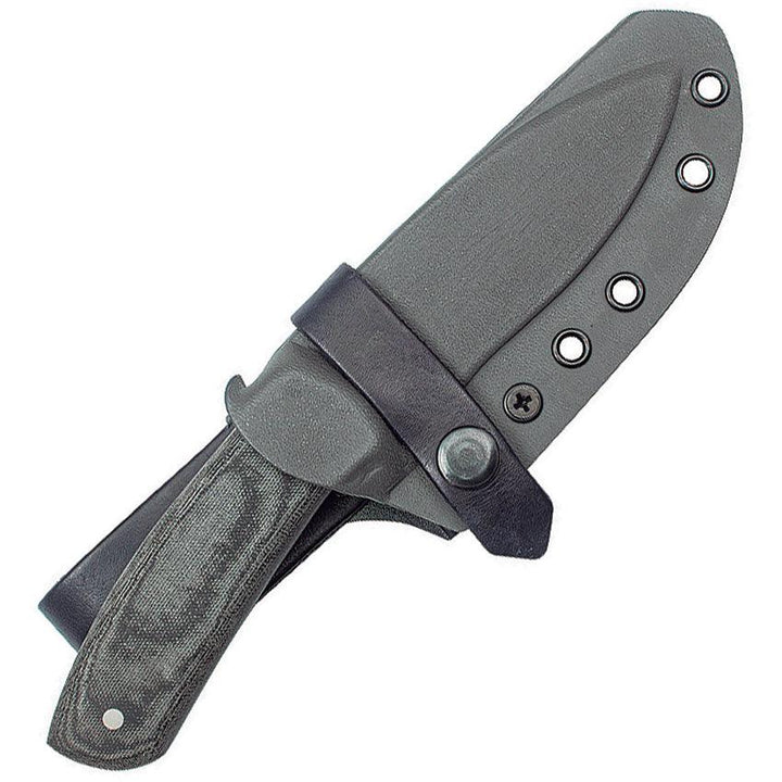 Condor Talon Fixed Blade Black Linen Micarta Classic Finish 1095HC - Knives.mx