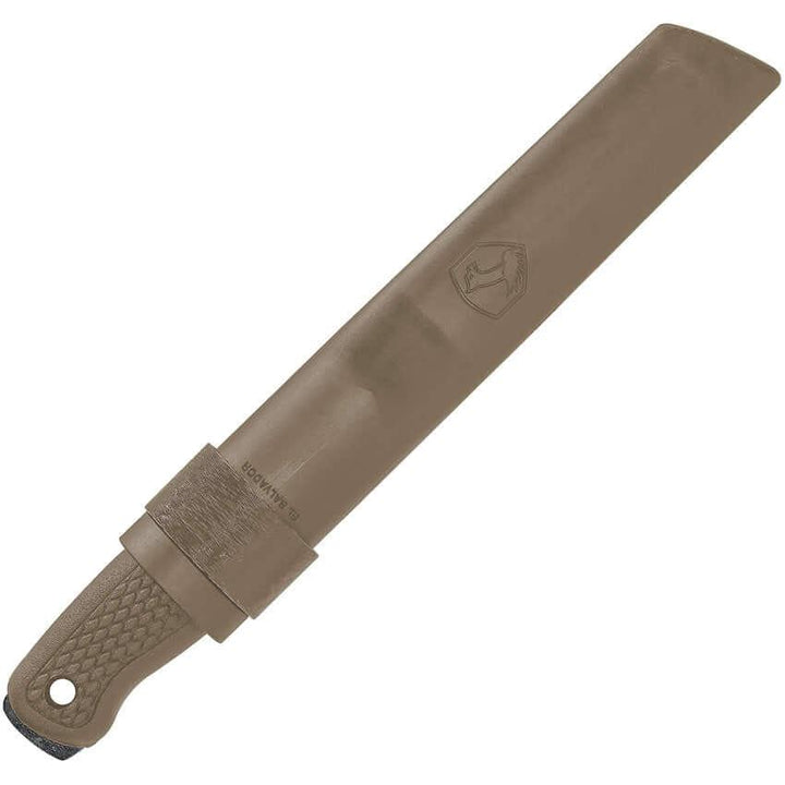 Condor Terrasaur Knife Desert Tan Polypropylene Black SW 1095HC - Knives.mx