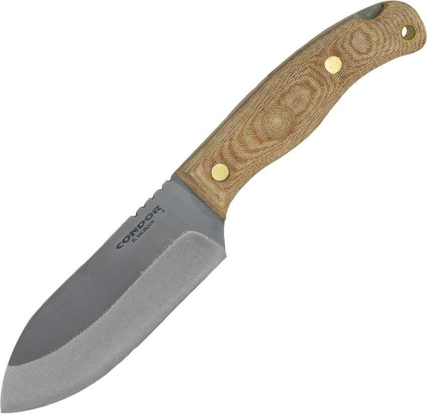 Condor Toki Knife Natural Canvas Micarta 1075HC - Knives.mx