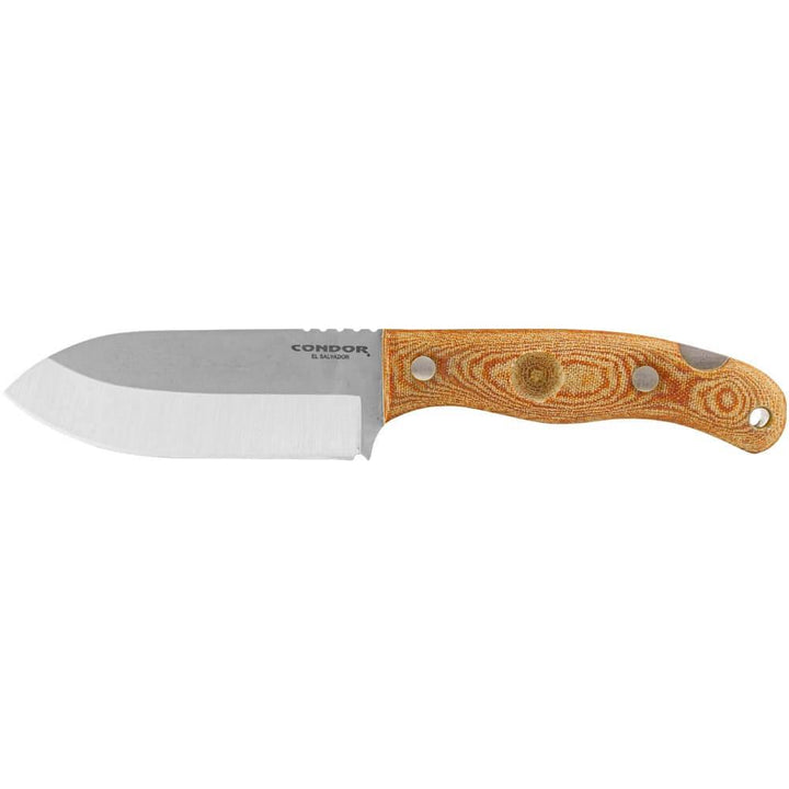 Condor Toki Knife Natural Canvas Micarta 1075HC - Knives.mx