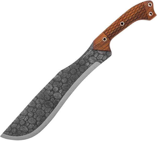 Condor Vipera Machete Checkered Walnut Wood Natural 1075HC - Knives.mx