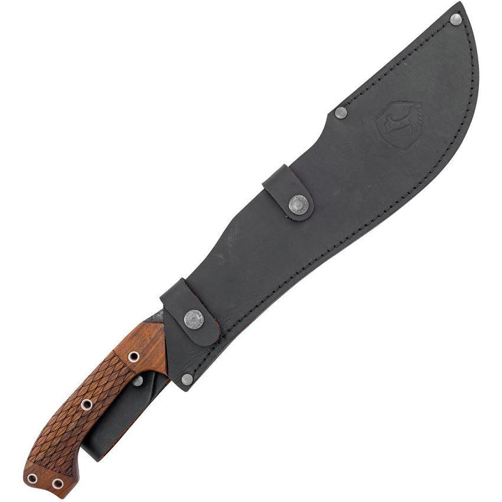 Condor Vipera Machete Checkered Walnut Wood Natural 1075HC - Knives.mx