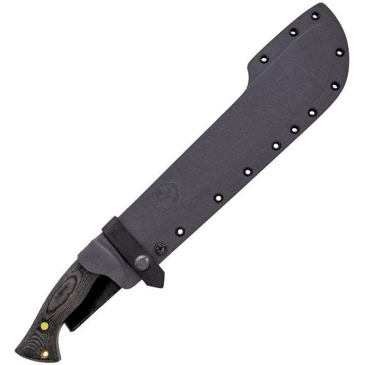 Condor Wastelander Machete Black & White Micarta Natural 1075HC - Knives.mx