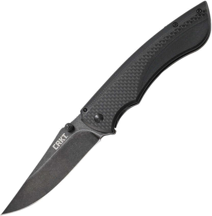 CRKT Burnout Framelock A/O CF with G10 Black SW 8Cr13MoV - Knives.mx