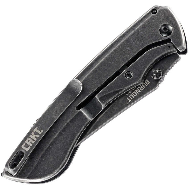 CRKT Burnout Framelock A/O CF with G10 Black SW 8Cr13MoV - Knives.mx