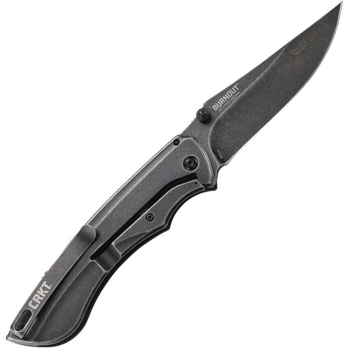 CRKT Burnout Framelock A/O CF with G10 Black SW 8Cr13MoV - Knives.mx