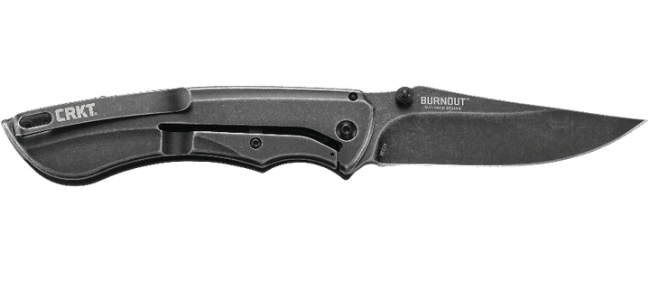 CRKT Burnout Framelock A/O CF with G10 Black SW 8Cr13MoV - Knives.mx