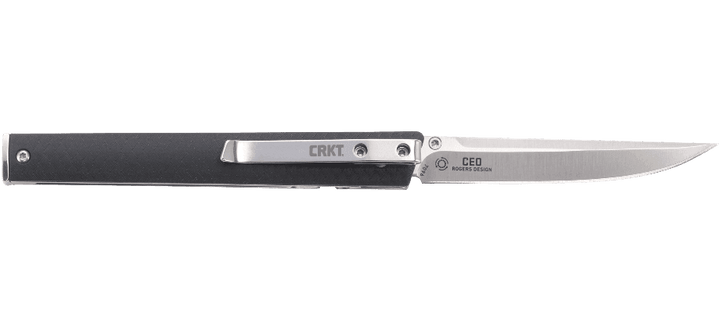 CRKT CEO Linerlock Black GRN Satin finish 8Cr13MoV - Knives.mx