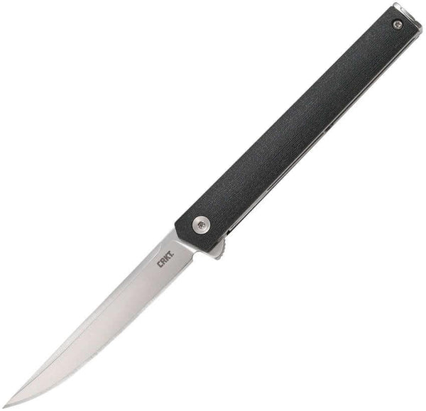 CRKT CEO Linerlock Black GRN w Flipper AUS 8 - Knives.mx