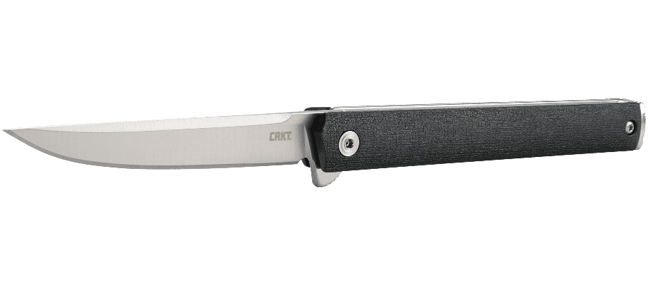CRKT CEO Linerlock Black GRN w Flipper AUS 8 - Knives.mx