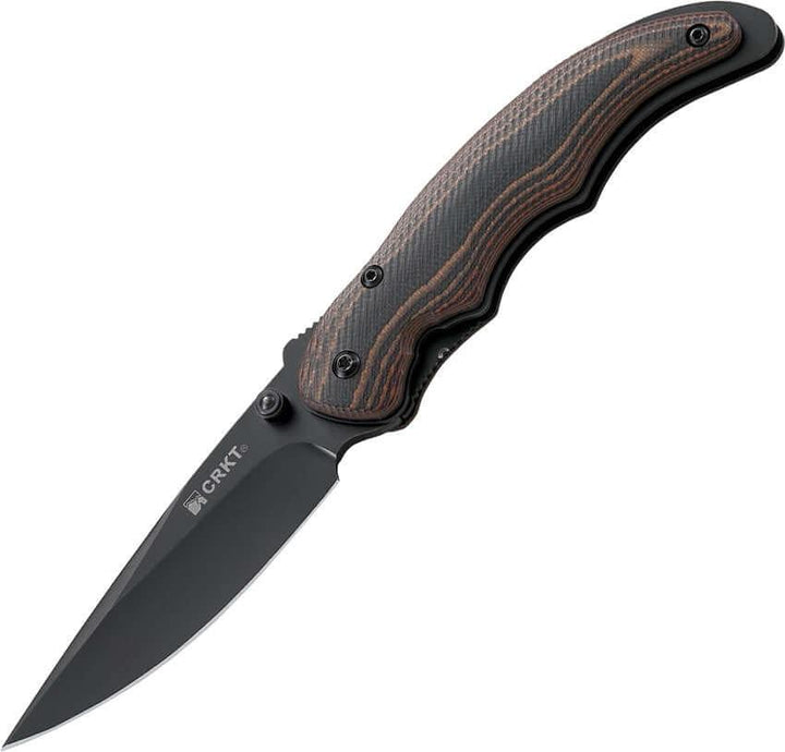 CRKT Endorser Linerlock A/O Black 8Cr14MoV - Knives.mx