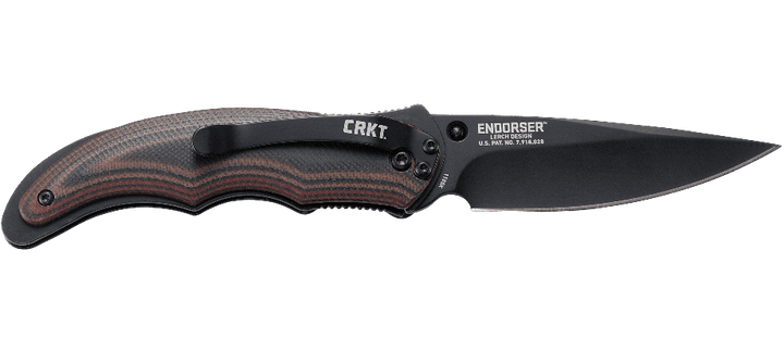 CRKT Endorser Linerlock A/O Black 8Cr14MoV - Knives.mx