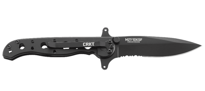 CRKT M21-10KSF Framelock Triple Point Serrations Oxide 8Cr14MoV - Knives.mx