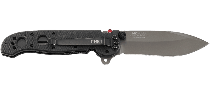 CRKT M21 Linerlock AutoLAWKS Black G10 TiNi Coated 1.4116 - Knives.mx