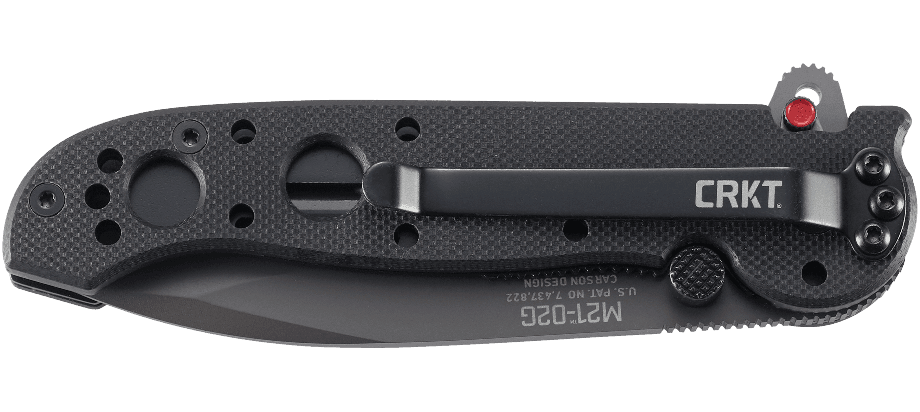 CRKT M21 Linerlock AutoLAWKS Black G10 TiNi Coated 1.4116 - Knives.mx