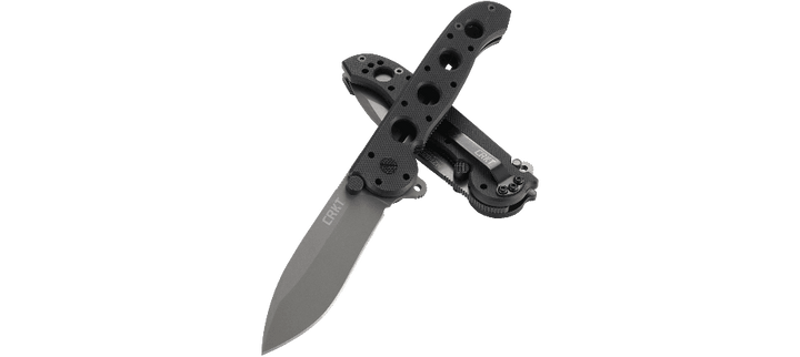 CRKT M21 Linerlock AutoLAWKS Black G10 TiNi Coated 1.4116 - Knives.mx