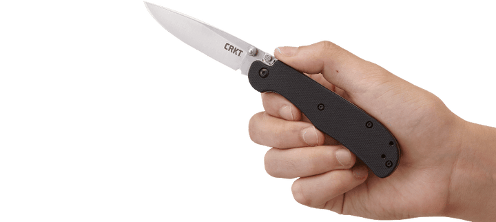 CRKT Offbeat II Crawford Lockback Black GRN - Knives.mx