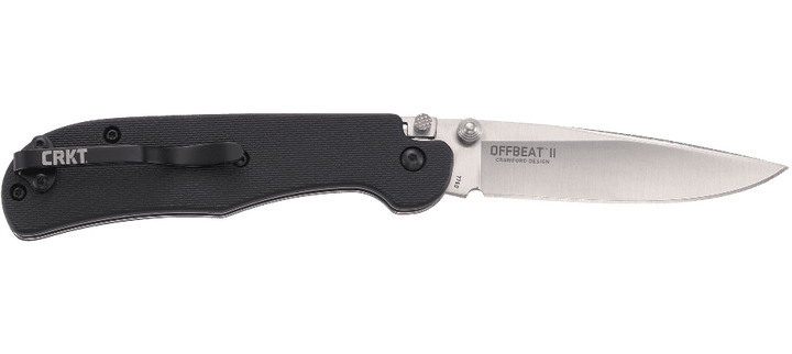 CRKT Offbeat II Crawford Lockback Black GRN - Knives.mx