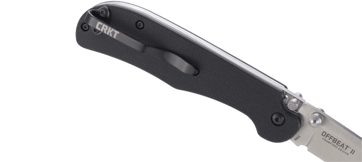 CRKT Offbeat II Crawford Lockback Black GRN - Knives.mx