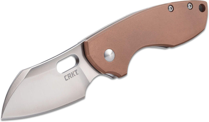 CRKT Pilar Framelock Copper w 2Cr13 Stainless Back 8Cr13MoV - Knives.mx