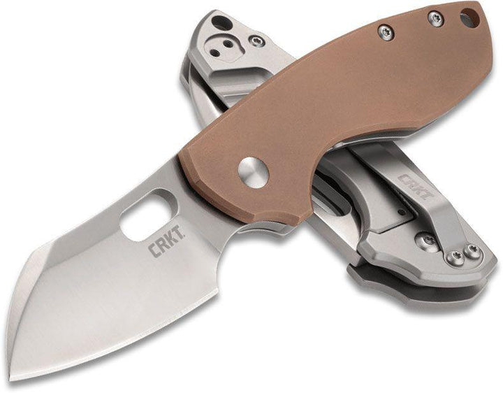 CRKT Pilar Framelock Copper w 2Cr13 Stainless Back 8Cr13MoV - Knives.mx