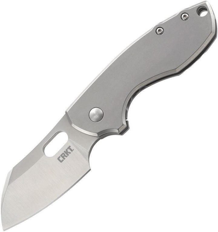 CRKT Pilar Framelock Gray 2Cr13 stainless handle 8Cr13MoV - Knives.mx