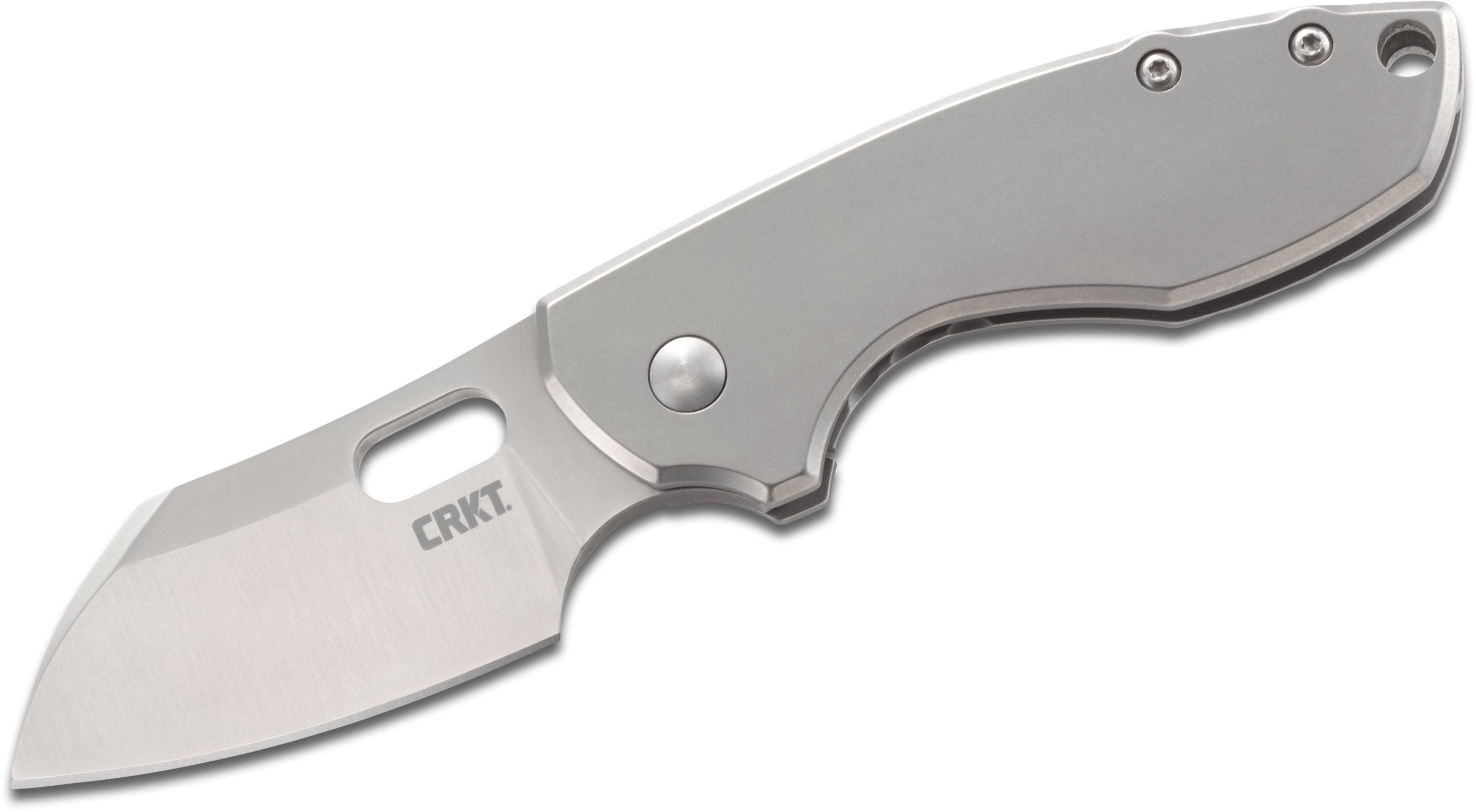 CRKT Pilar Framelock Gray 2Cr13 stainless handle 8Cr13MoV - Knives.mx