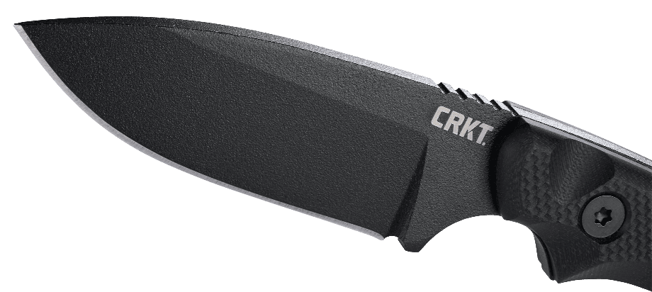 CRKT Siwi Fixed Blade Black G10 Powder Coat Plain SK-5 - Knives.mx